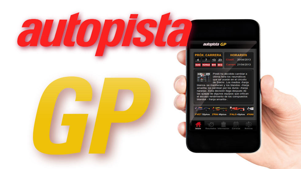 ‘Autopista GP’: toda la Fórmula 1 en tu smartphone