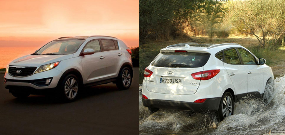 Hyundai ix5 y Kia Sportage Hyundai ix5 y Kia Sportage