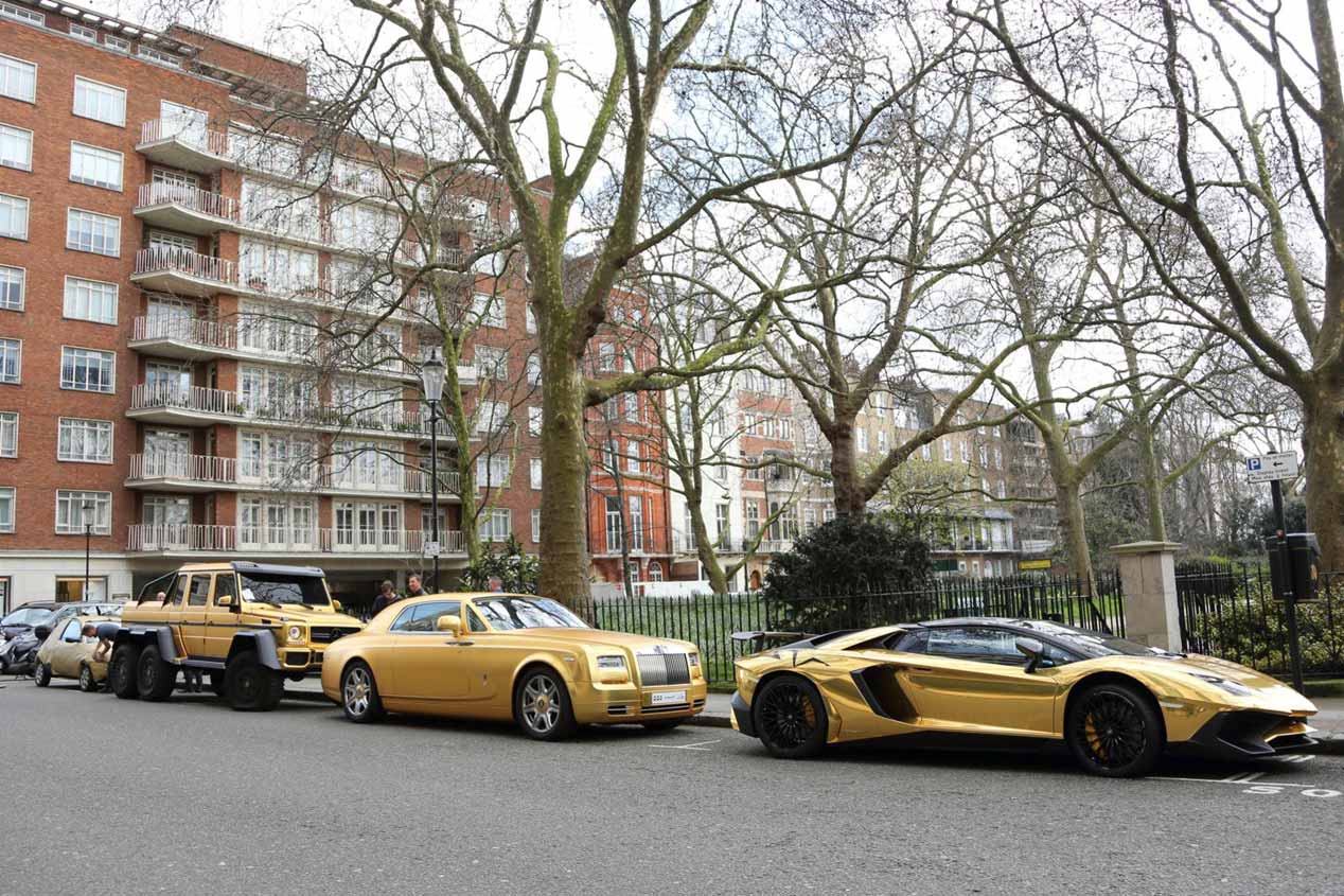 Los coches de oro del multimillonario Turki bin Abdullah