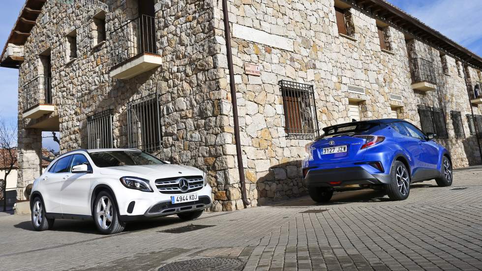 Mercedes Gla 180 Vs Toyota C Hr Suv Gasolina O Híbrido