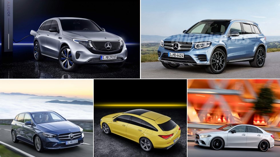 Todos los nuevos Mercedes para 2019: A Sedán, CLA, GLC, GLB, EQC…