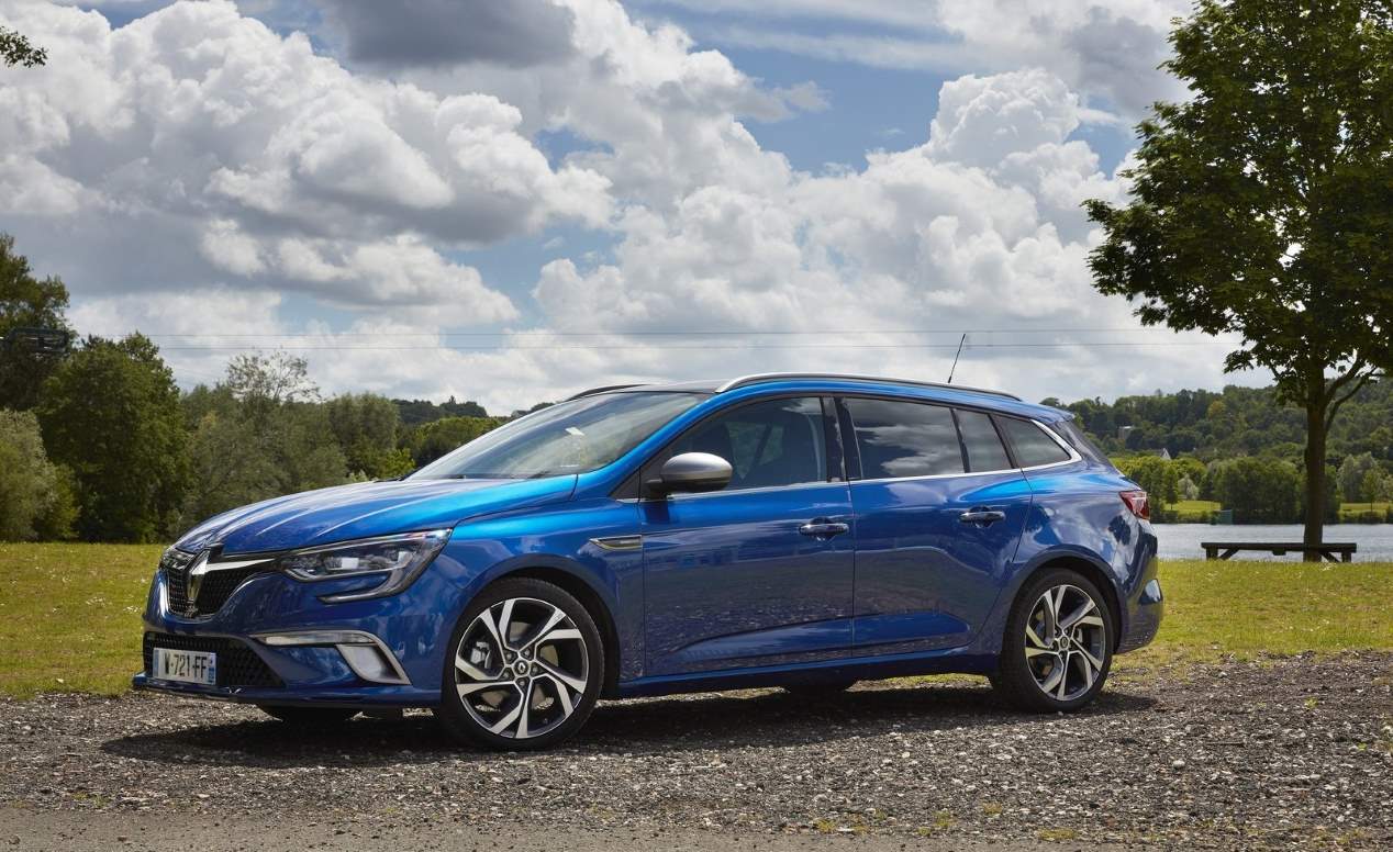 Renault megane blue