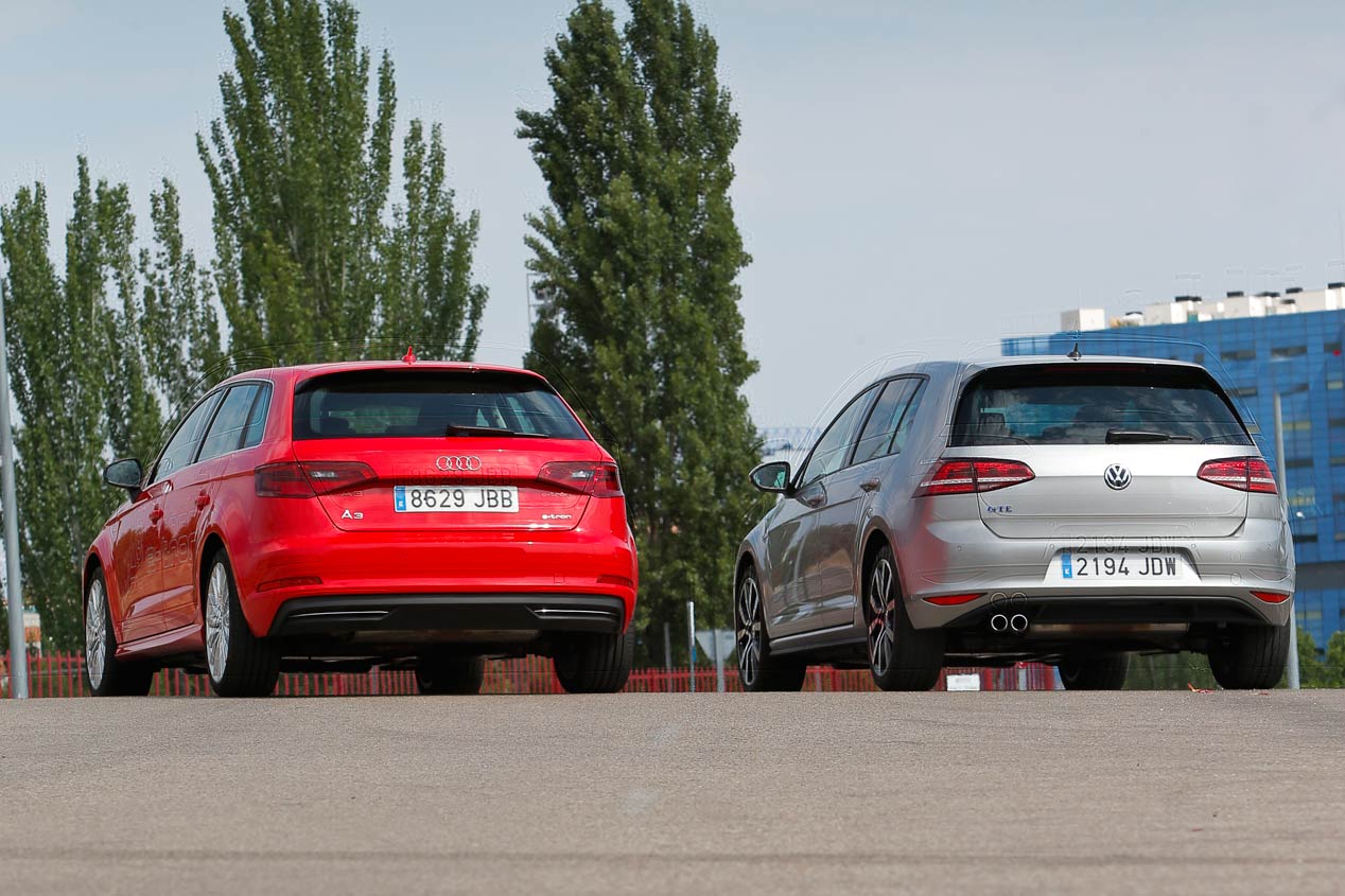 Audi A3 Sportback e-tron vs VW Golf GTE | Autopista.es