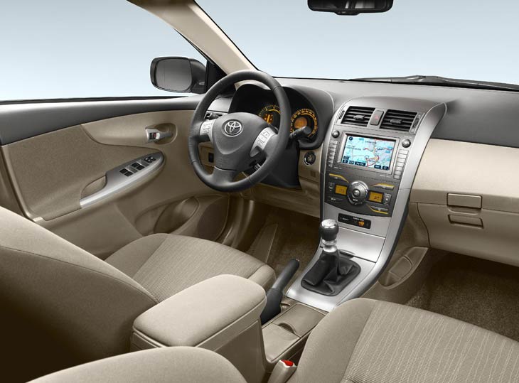 Toyota corolla 2007 салон