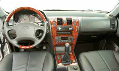 Hyundai terracan салон