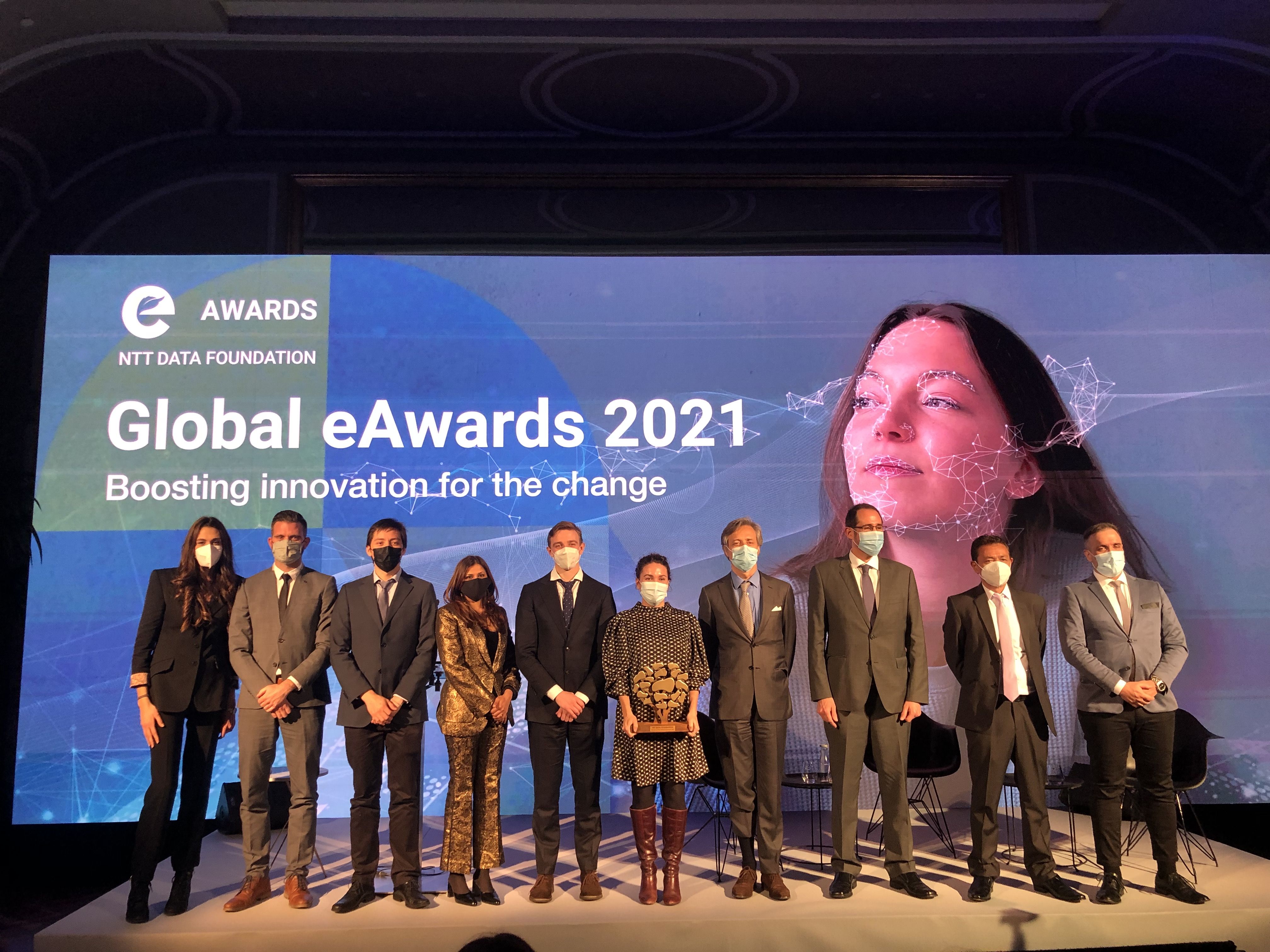 Un momento de la entrega de los Global eAwards.