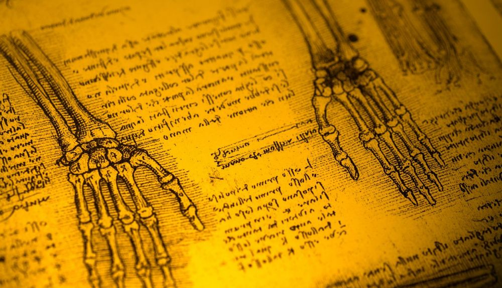 Leonardo da Vinci usaba la técnica de escritura en espejo. Leonardo da Vinci usaba la técnica de escritura en espejo.