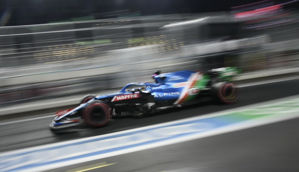 A Fernando Alonso (Alpine) le gusta el nuevo circuito de Yeda