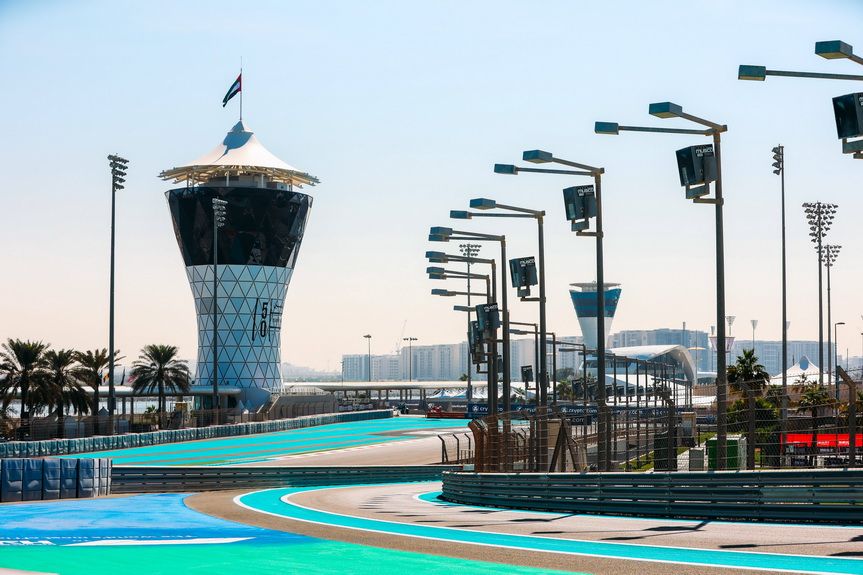 Vista del circuito de Yas Marina donde se disputa el GP de Abu Dabi