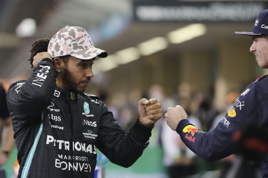 Los dos grandes rivales, Hamilton y Verstappen, se juegan el título