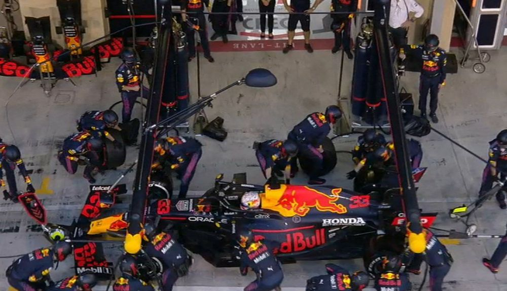 3 Pit stop de Max Verstappen