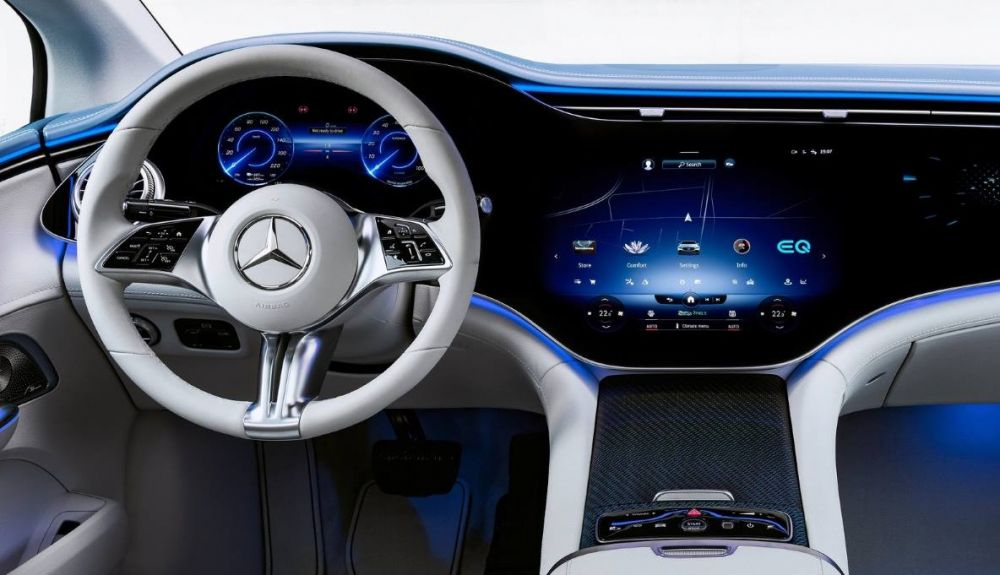 Así podría ser el interior del nuevo Mercedes EQE SUV 2023