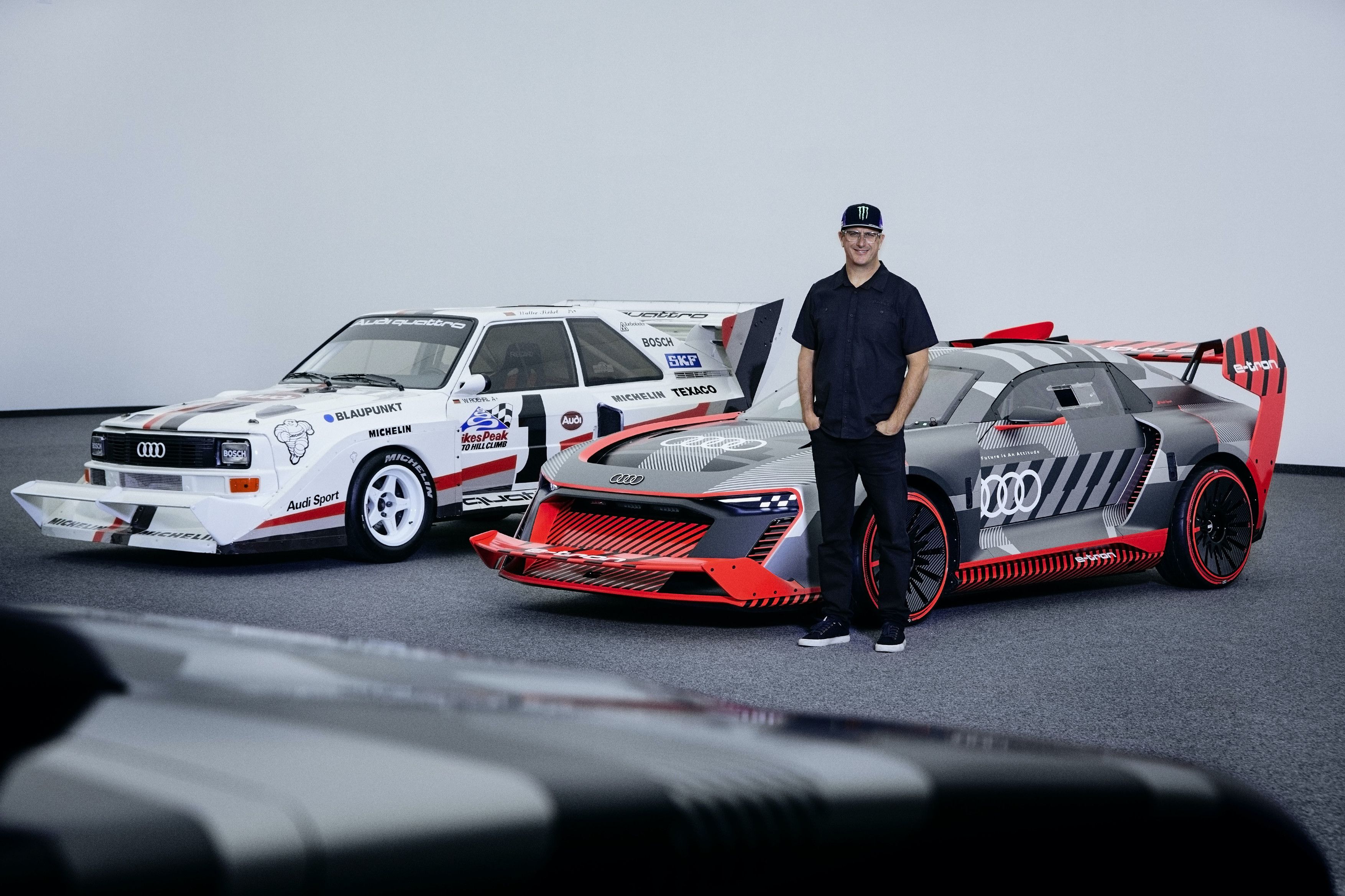 Audi S1 e-Tron Quattro Hooinitron y Ken Block