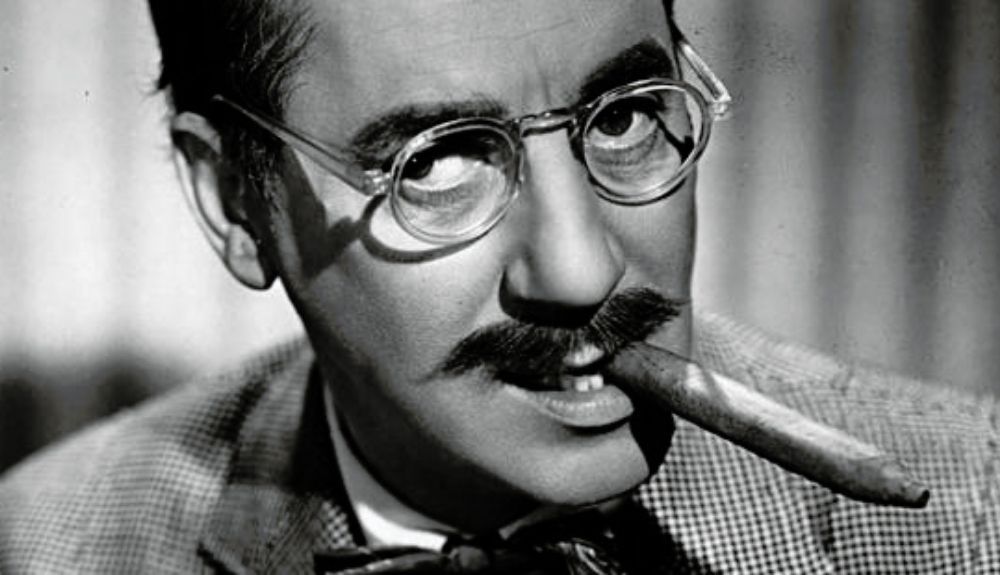 Groucho Marx pasó casi siete décadas haciendo reír a la gente.