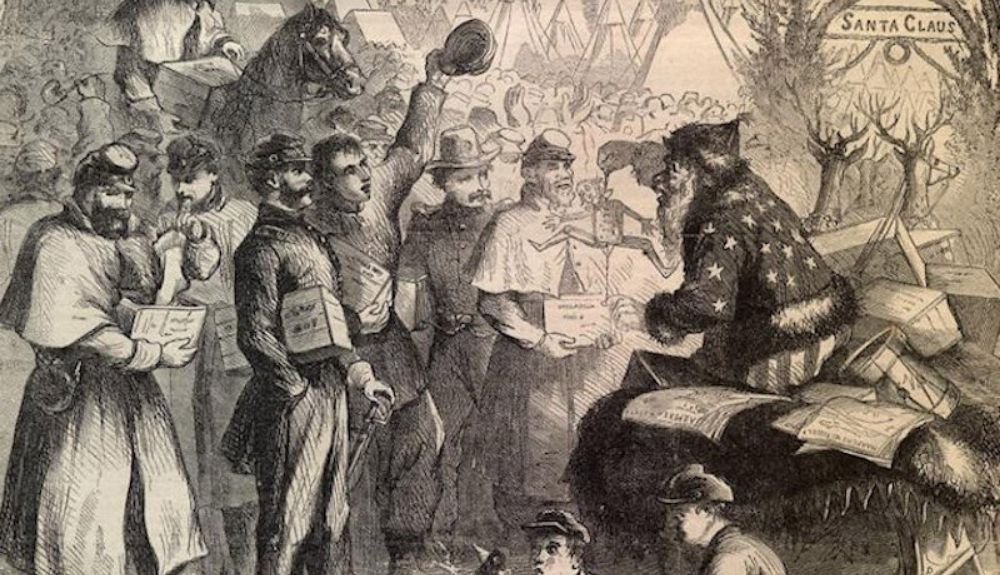 Thomas Nast dibujó por primera vez a Papá Noel en enero de 1863.