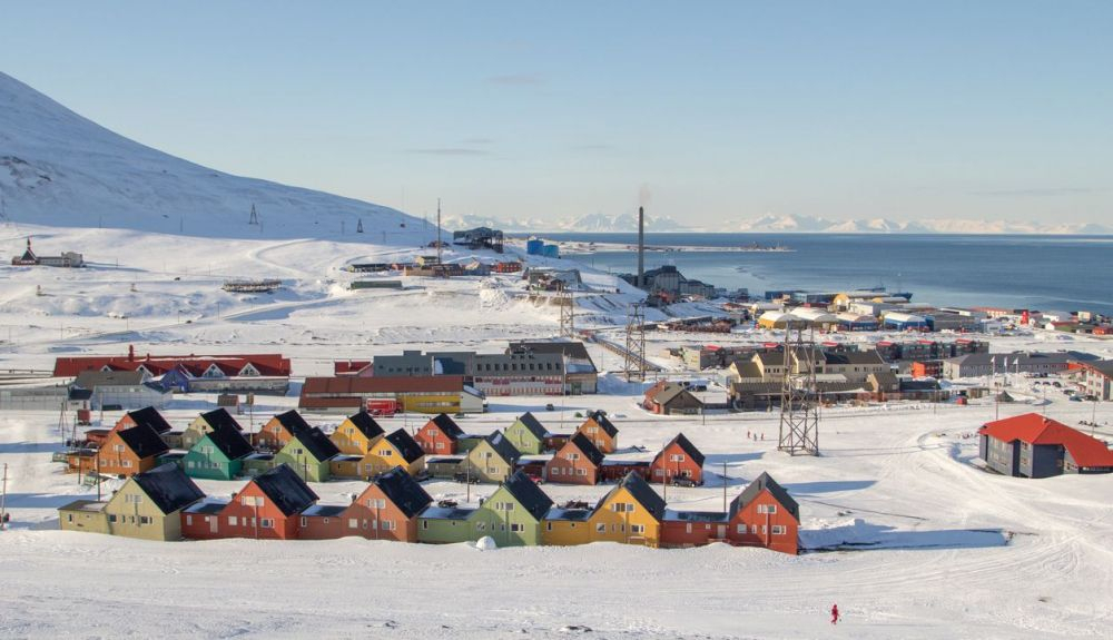 Detalles de la ciudad de Longyearbyen, el asentamiento más septentrional del mundo.