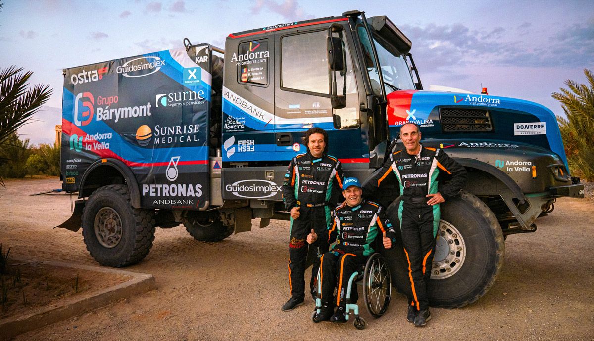 El andorrano Albert Llovera vuelve al Dakar para correr en la categoría de camiones.