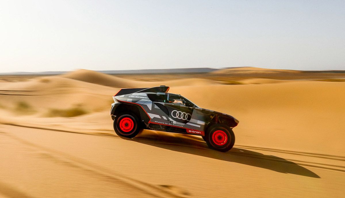 El Audi RS Q e-tron será uno de los protagonistas de este Rally Dakar 2022.