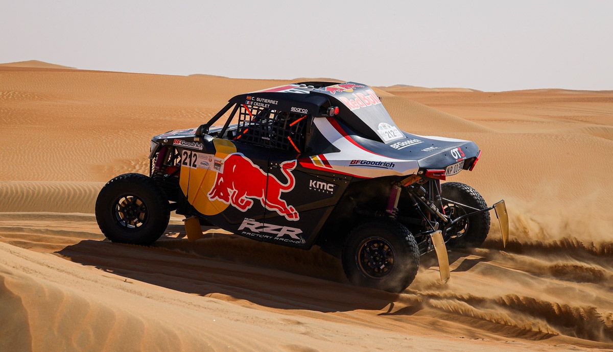 Cristina Gutiérrez, a por el triunfo en la categoría T3 del Rally Dakar 2022.