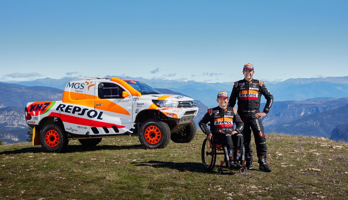 Isidre Esteve repite con el Toyota Hilux Overdrive.