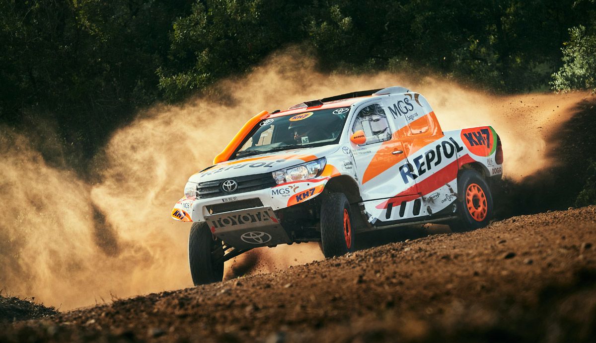 Isidre Esteve repite con el Toyota Hilux Overdrive.