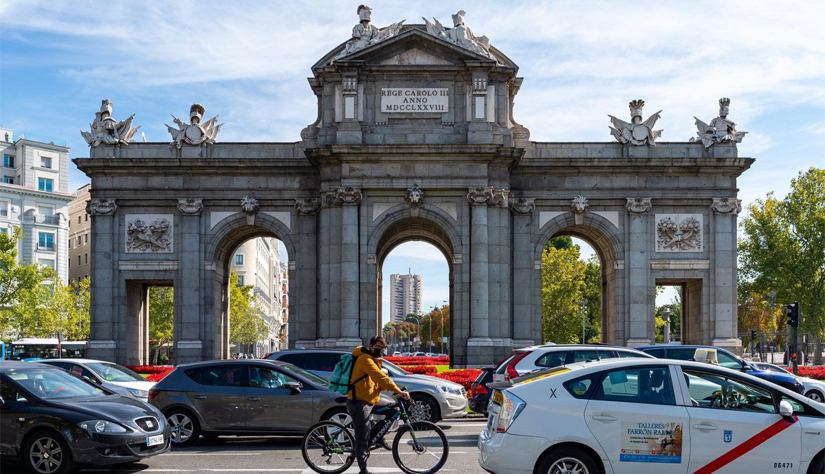 Madrid será considerada Zona de Bajas Emisiones en las calles del interior de la M 30 a partir del 1 de enero de 2022. Foto Cordo Press.