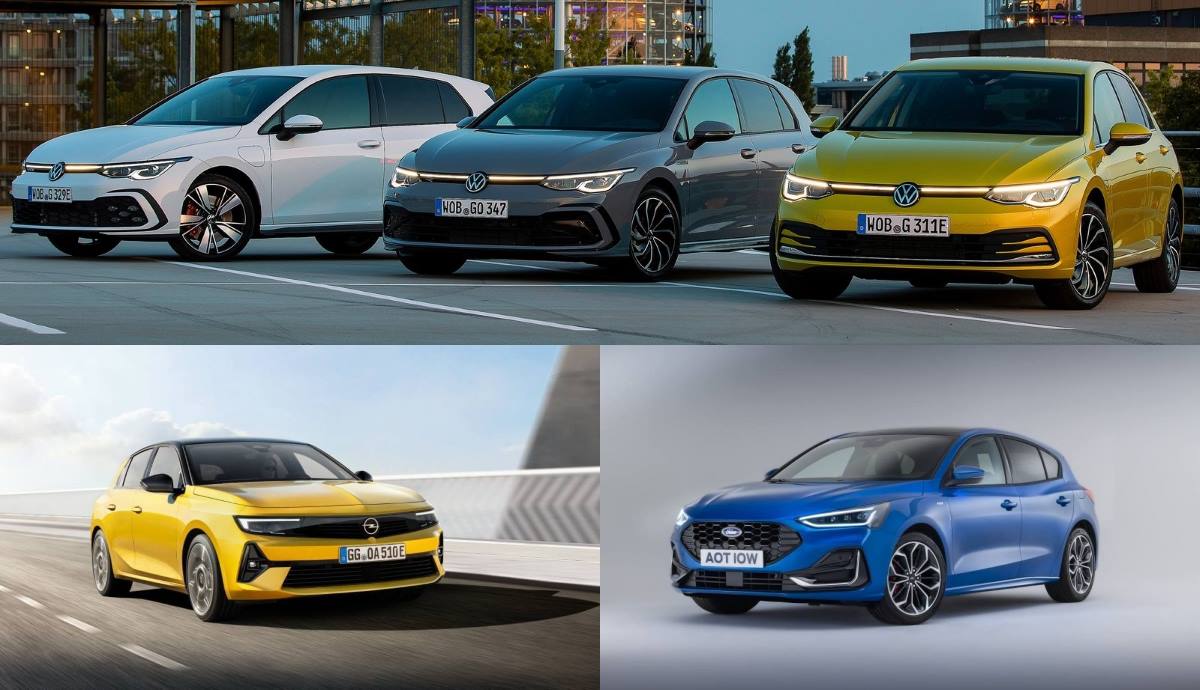 VW Golf, Opel Astra y Ford Focus, frente a frente