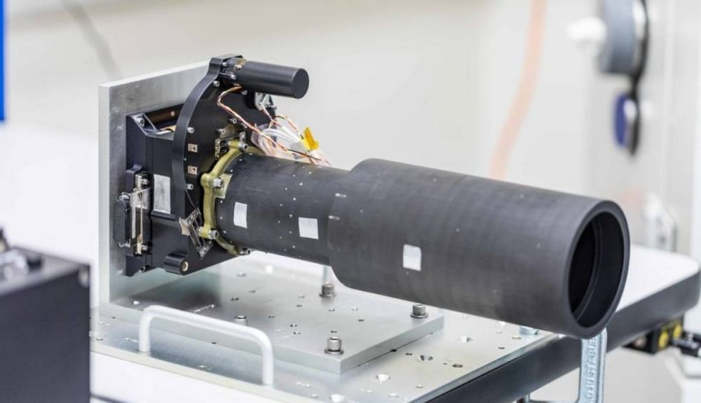 El generador de imágenes multiespectral de Psyche, en proceso de ensamblaje y prueba. El generador de imágenes multiespectral de Psyche, en proceso de ensamblaje y prueba.