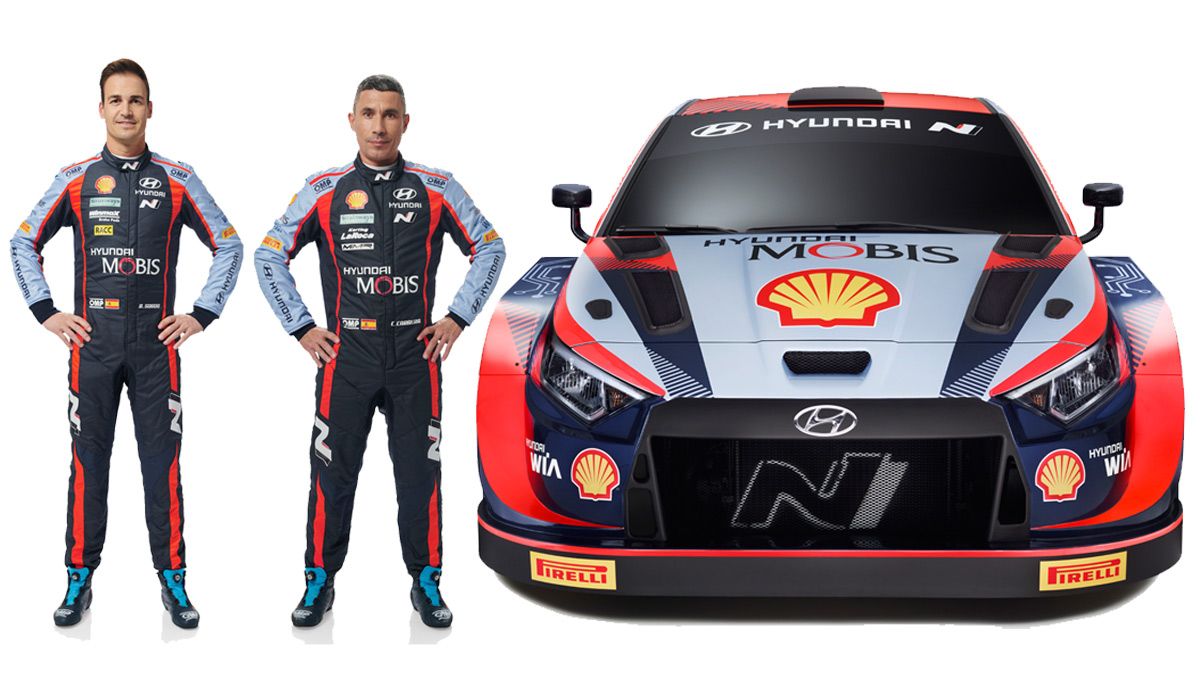 Hyundai i20 N Rally1, Dani Sordo y Cándido Carrera.