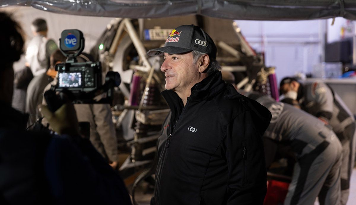  El equipo Audi, en su primer Rally Dakar.