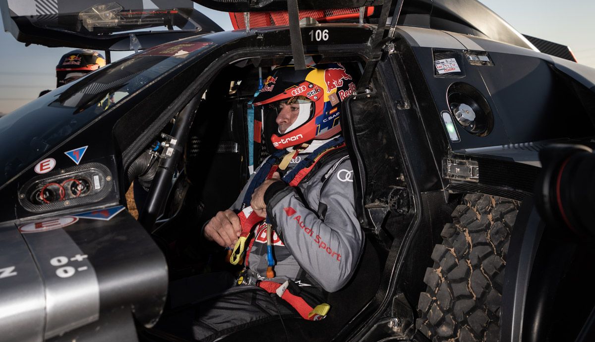  El equipo Audi, en su primer Rally Dakar.