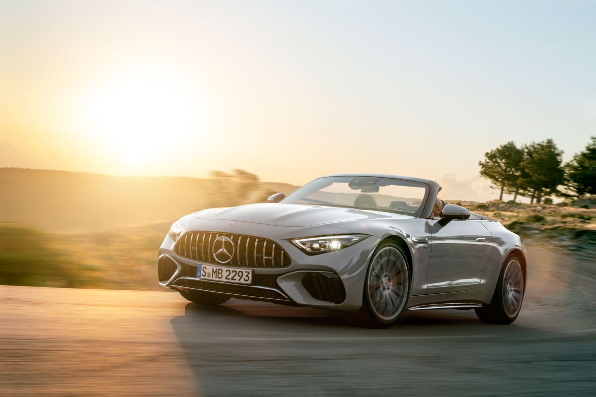 el mercedes amg sl 2022 vuelve todos los datos de un icono del automovil