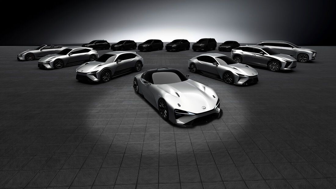 Adelanto de los próximos coches eléctricos de Toyota y Lexus.