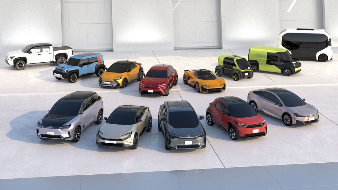 Adelanto de los próximos coches eléctricos de Toyota y Lexus.