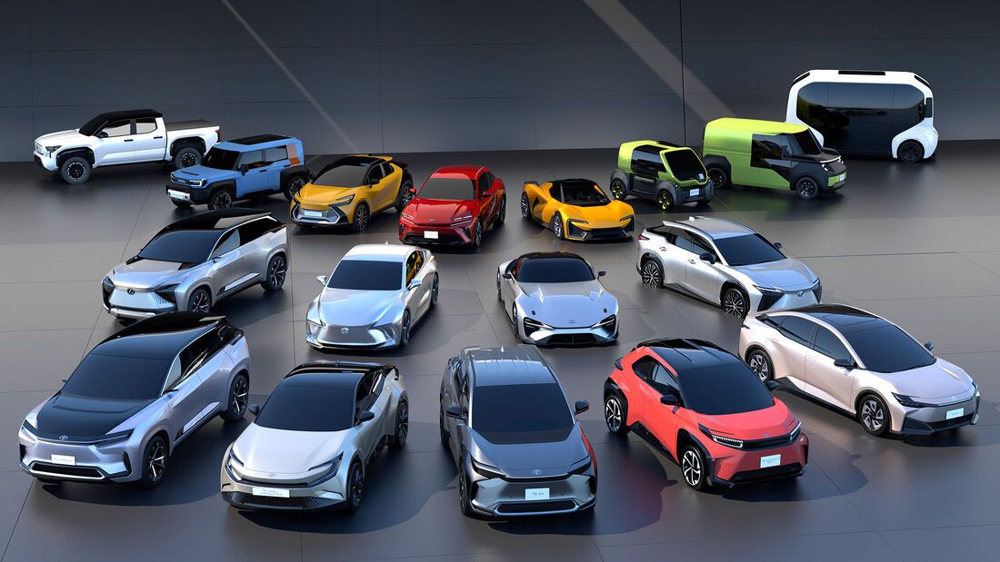 Adelanto de los próximos coches eléctricos de Toyota y Lexus.