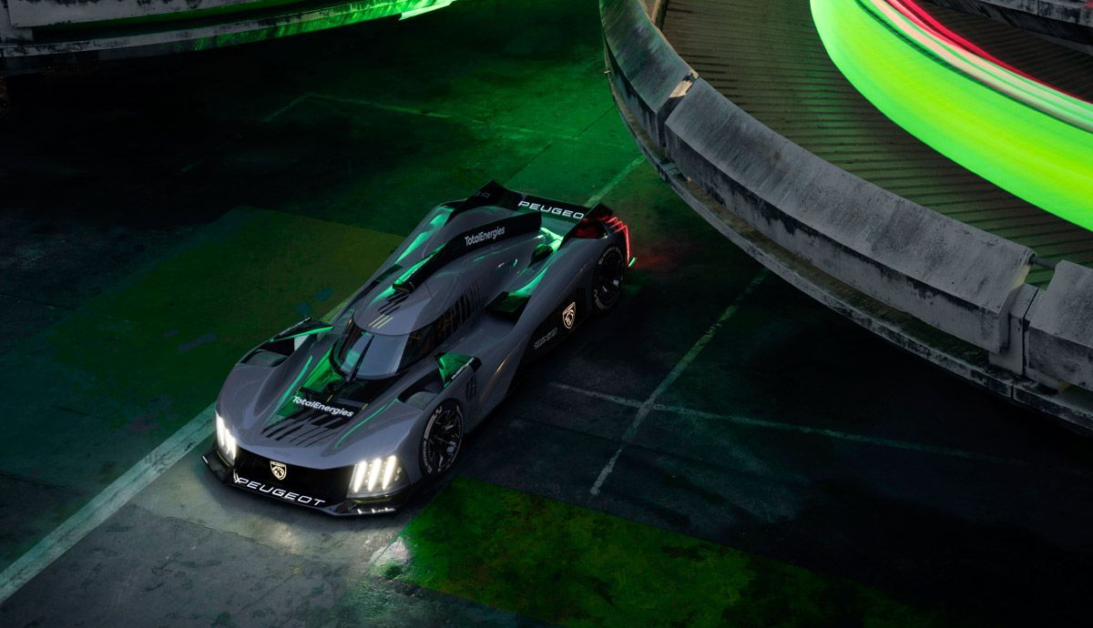 Peugeot 9X8 Hybrid Hypercar. Peugeot 9X8 Hybrid Hypercar.
