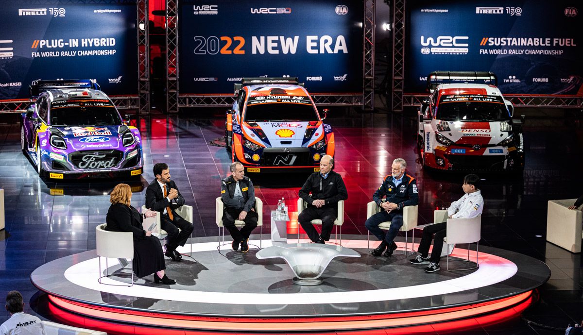 Gala de presentación de los nuevos Rally1 para el Mundial de Rallyes 2022.
