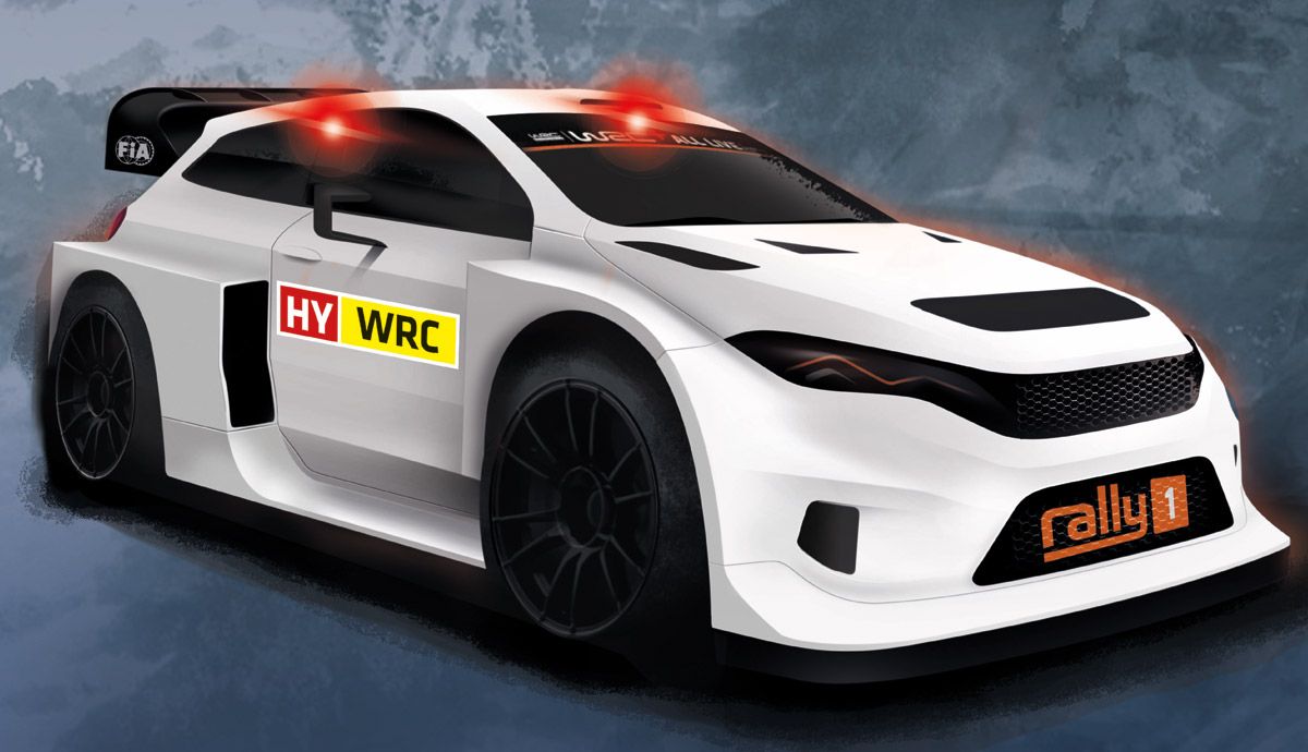 Nuevos Rally1 híbridos para el Mundial de Rallyes 2022.