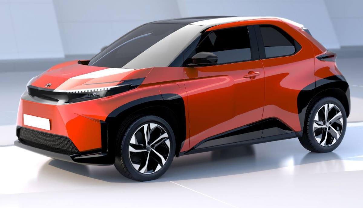 Posible diseño que podría adoptar el nuevo Toyota bZ1