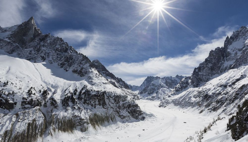 Mer de Glace, el glaciar más grande de Francia. Mer de Glace, el glaciar más grande de Francia.