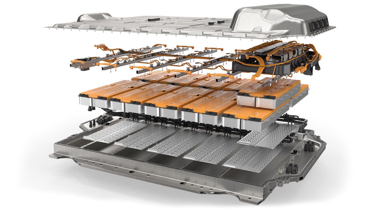 Las entrañas mecánicas del BMW iX xDrive50.