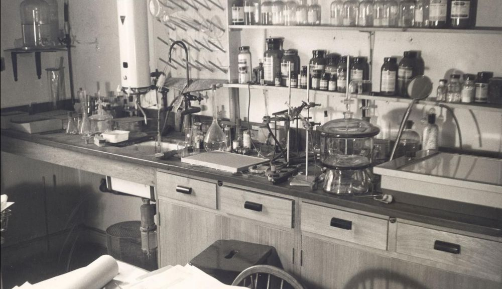 laboratorio de Rosalind Franklin en 21 Torrington Square, en Londres. laboratorio de Rosalind Franklin en 21 Torrington Square, en Londres.