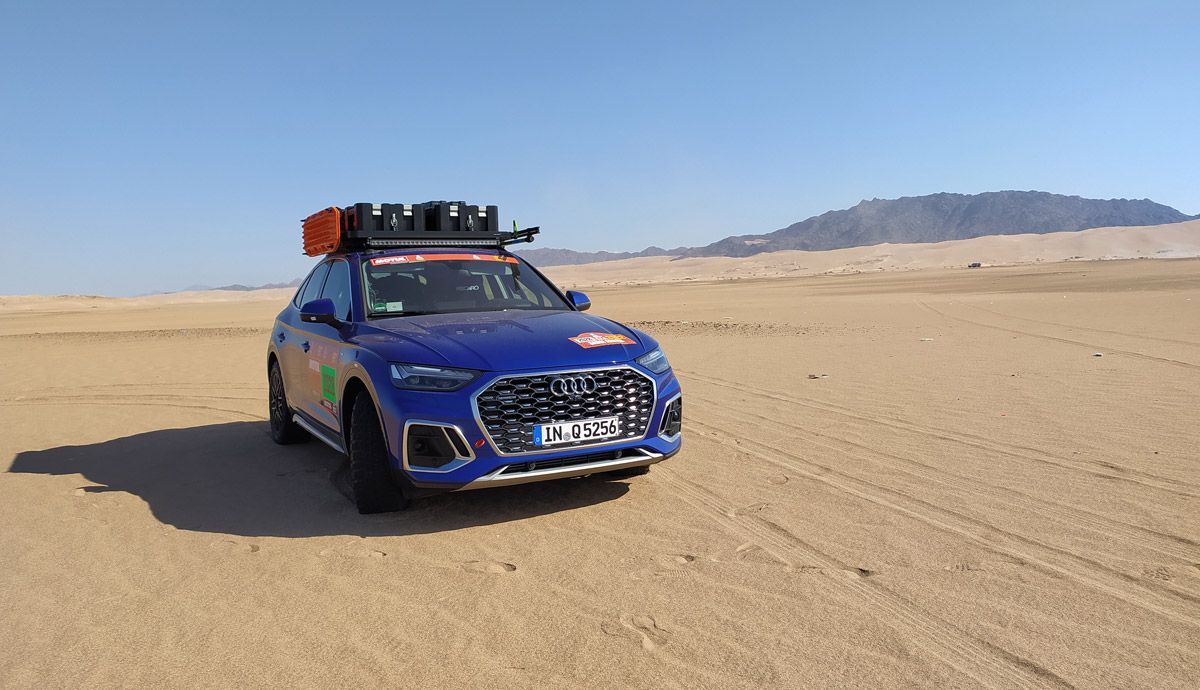 Probamos el Audi Q5 Sportback en Arabia Saudí.