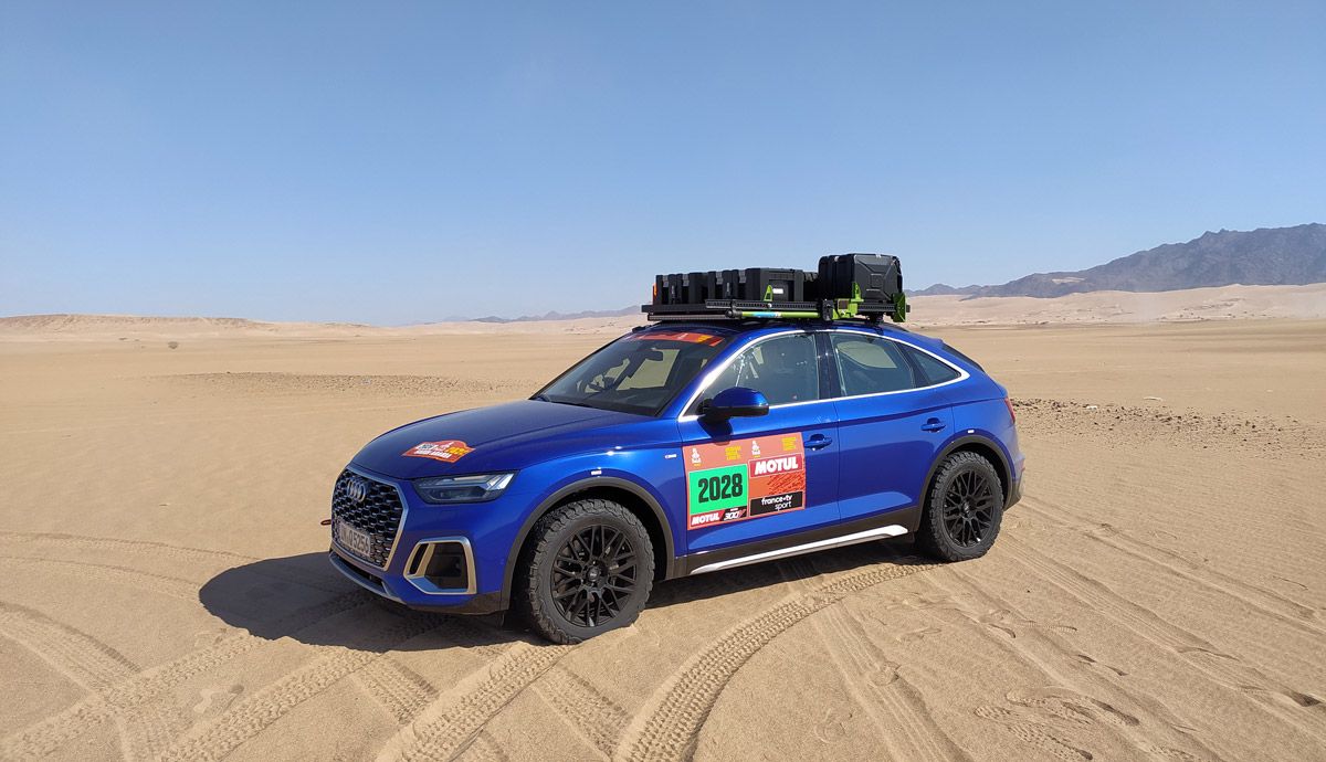 Probamos el Audi Q5 Sportback en Arabia Saudí.