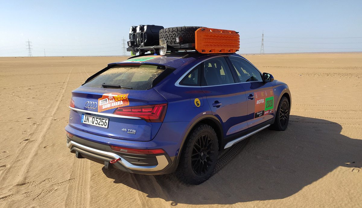 Probamos el Audi Q5 Sportback en Arabia Saudí.