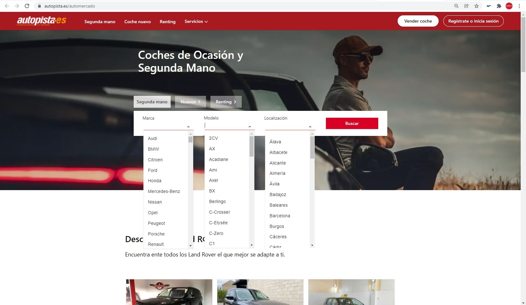 Entra ya en AUTOMERCADO, el mejor portal de compra venta de coches, ¡al mejor precio!