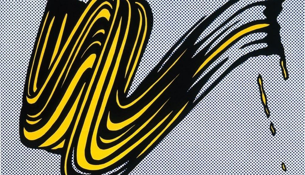Su serie Brushstrokes parecía parodiar el expresionismo abstracto. Su serie Brushstrokes parecía parodiar el expresionismo abstracto.