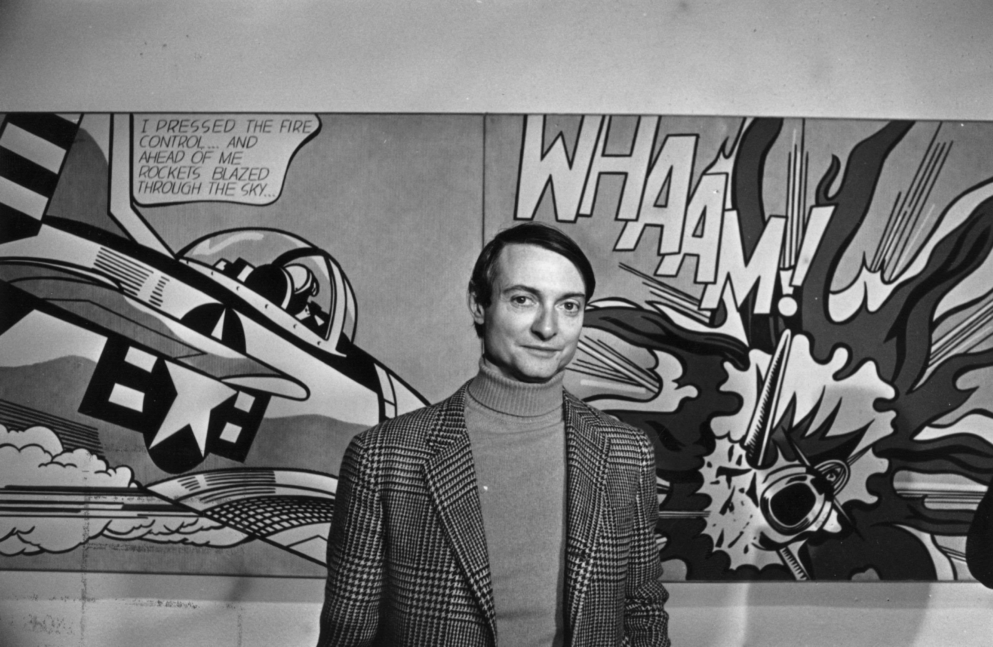 Roy Lichtenstein, uno de los artistas más destacado del pop art.