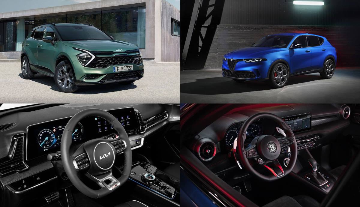 Kia Sportage vs Alfa Romeo Tonale 2022, los dos SUV medios más avanzados, frente a frente