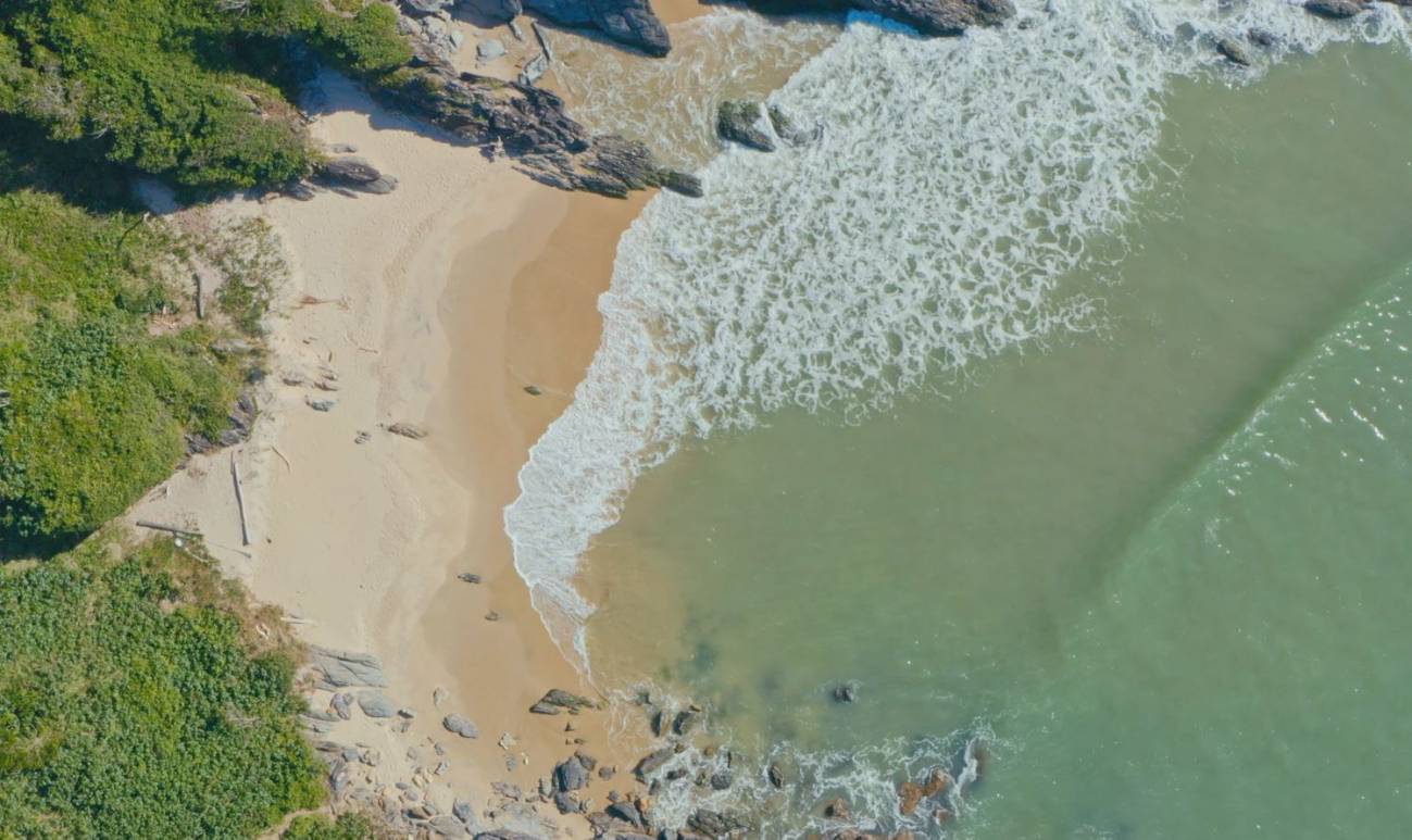 Brasil tiene zonas costeras intactas como la de esta fotografía.